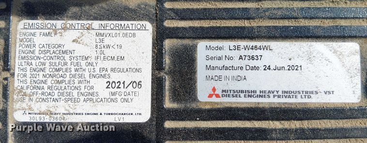 image for item EC1369 2022 Wanco WTRC arrow board trailer