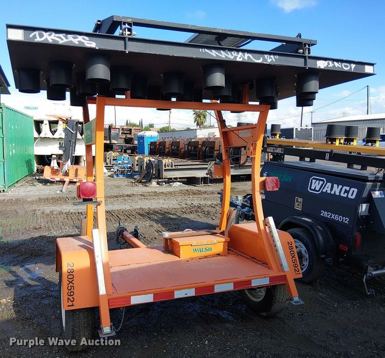 image for item EC1370 2019 National Signal Aero light arrow board trailer