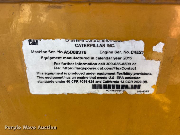 image for item EC4429 2015 Caterpillar AP555E paver