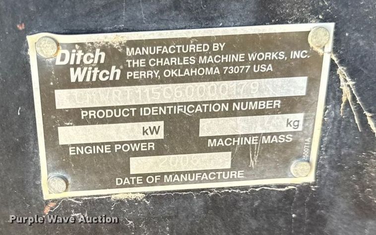 image for item EC4445 2006 Ditch Witch RT115 rock saw