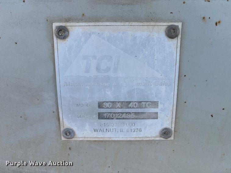 image for item EC8107 2017 TCI 30 X 40 TC conveyor