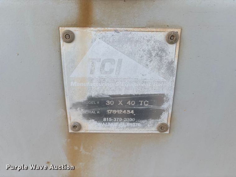 image for item EC8110 2017 TCI 30 X 40 TC conveyor