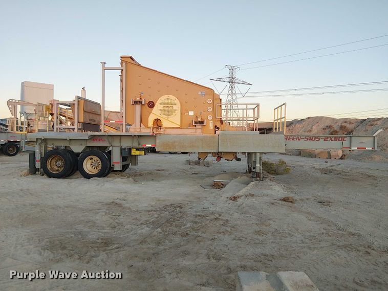 image for item EC8112 2017 REMco P-SCREEN-5105-2XSDC screening plant