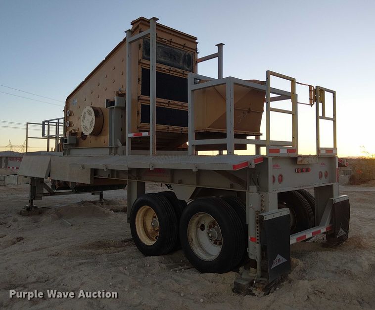 image for item EC8112 2017 REMco P-SCREEN-5105-2XSDC screening plant