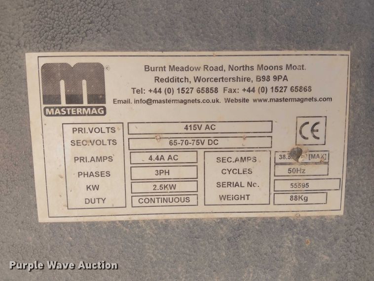 image for item EC8113 2017 REMco P-SD-1025-FH-RDS vertical impact crusher