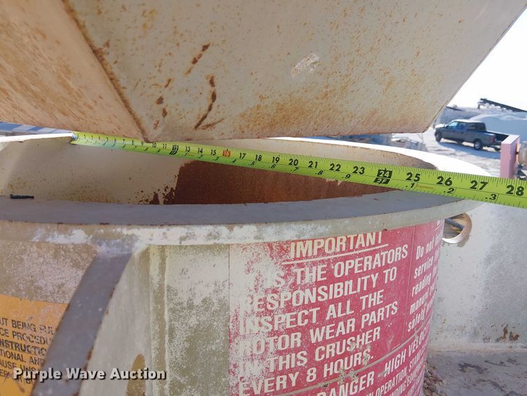 image for item EC8113 2017 REMco P-SD-1025-FH-RDS vertical impact crusher