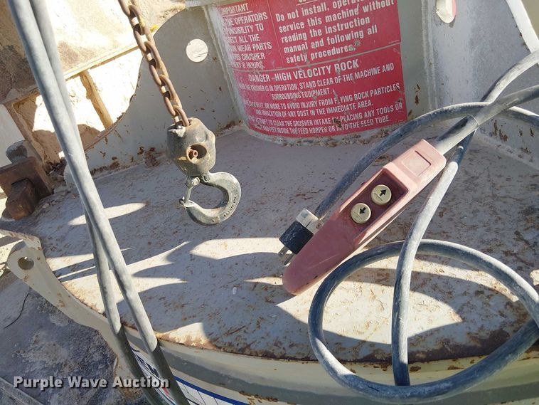 image for item EC8113 2017 REMco P-SD-1025-FH-RDS vertical impact crusher