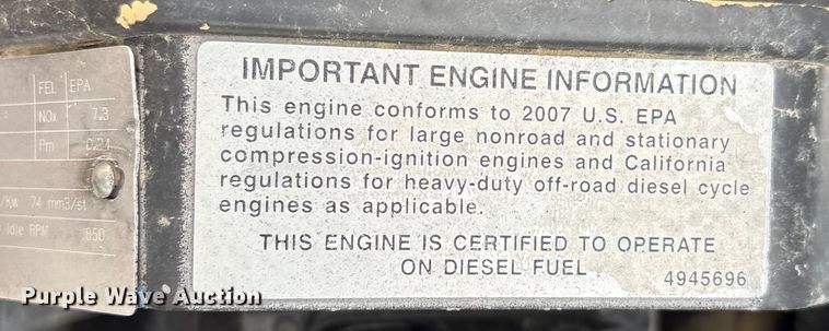 image for item EC8131 2007 Vermeer RT950 vibratory cable plow