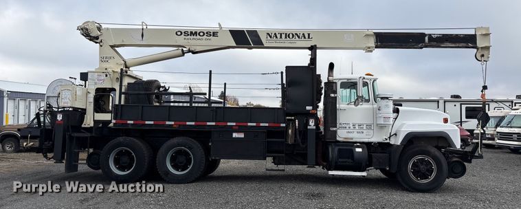 image for item EC8135 1996 Mack RD688S crane truck
