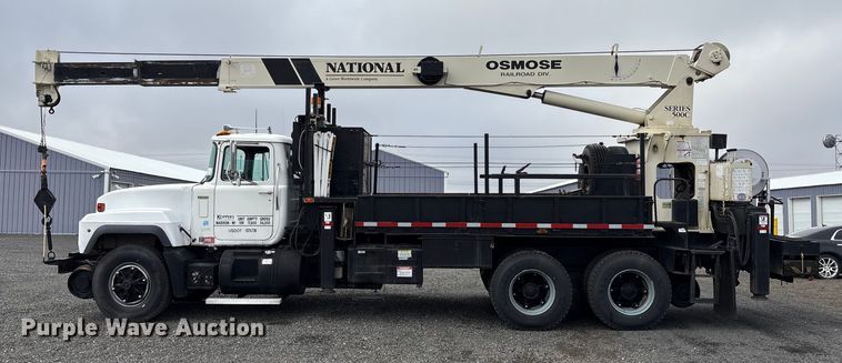 image for item EC8135 1996 Mack RD688S crane truck