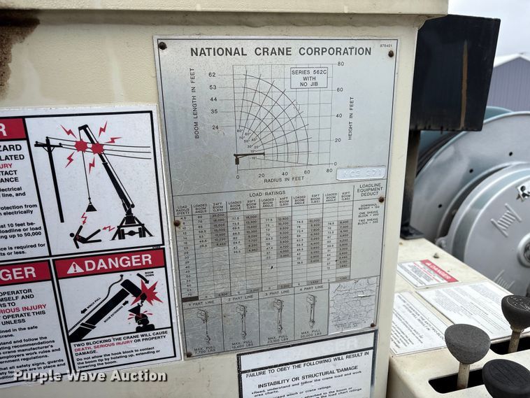 image for item EC8135 1996 Mack RD688S crane truck