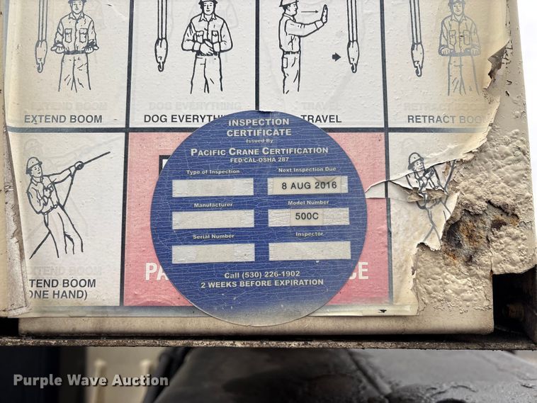 image for item EC8135 1996 Mack RD688S crane truck