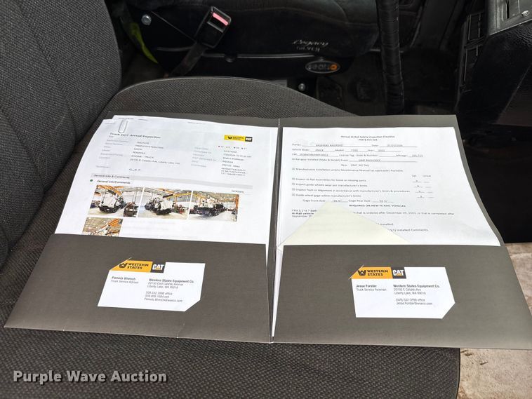 image for item EC8135 1996 Mack RD688S crane truck