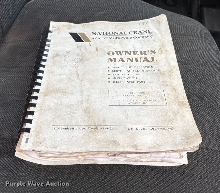 image for item EC8135 1996 Mack RD688S crane truck