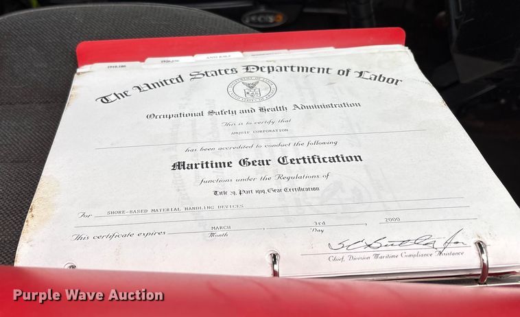 image for item EC8135 1996 Mack RD688S crane truck