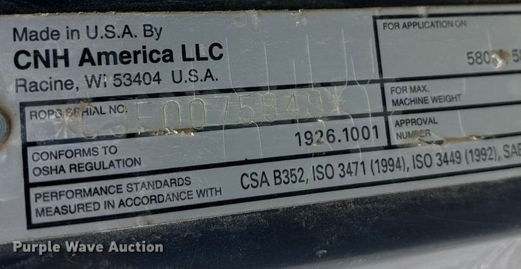 image for item ED2354 2008 Case 580 Super M Series 3 backhoe