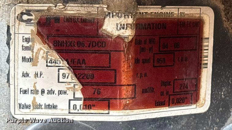 image for item ED2354 2008 Case 580 Super M Series 3 backhoe