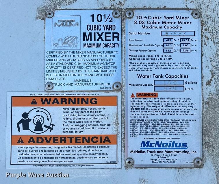 image for item ED2367 2013 Kenworth T400 ready mix truck