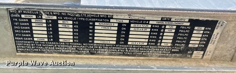 image for item ED2367 2013 Kenworth T400 ready mix truck