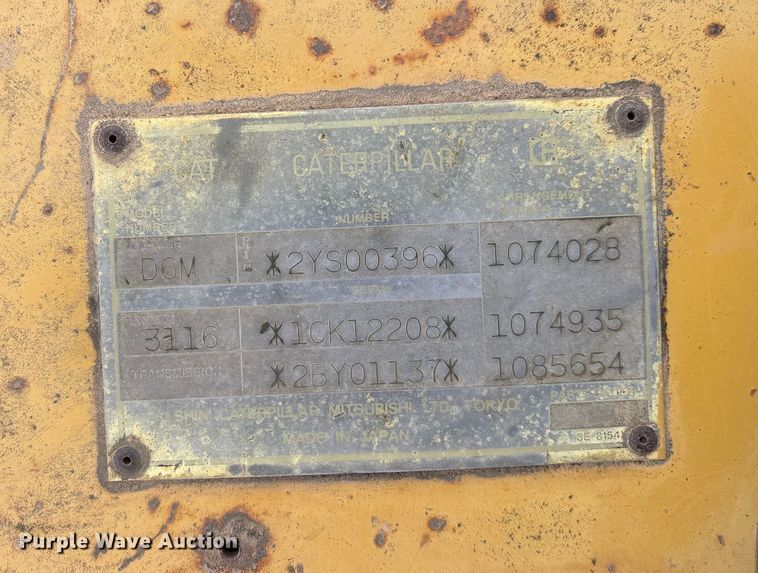 image for item ED2392 1998 Caterpillar D6M XL dozer