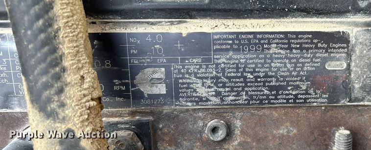 image for item ED2397 1999 Kenworth W900 ready mix truck