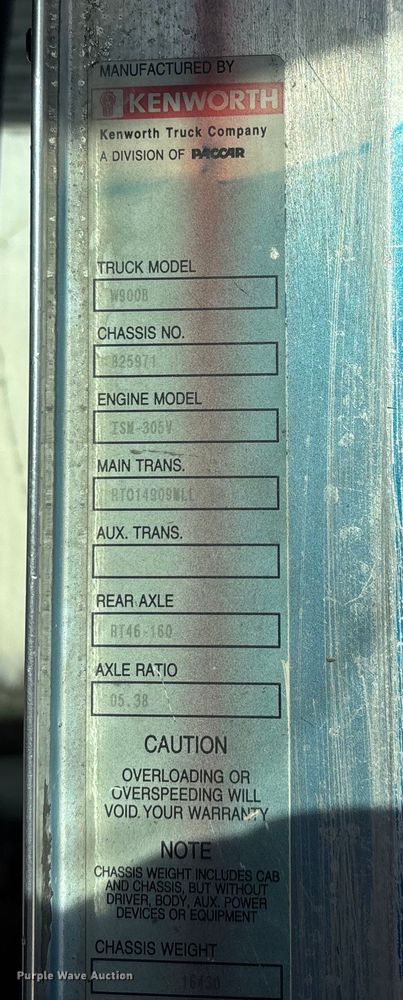 image for item ED2397 1999 Kenworth W900 ready mix truck