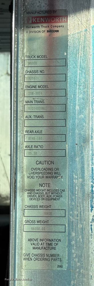 image for item ED2397 1999 Kenworth W900 ready mix truck