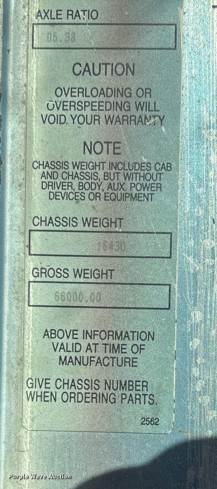 image for item ED2397 1999 Kenworth W900 ready mix truck