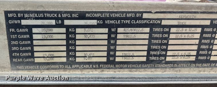 image for item ED2397 1999 Kenworth W900 ready mix truck