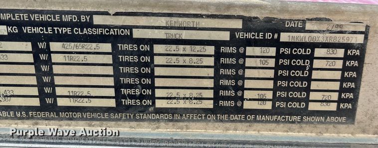 image for item ED2397 1999 Kenworth W900 ready mix truck