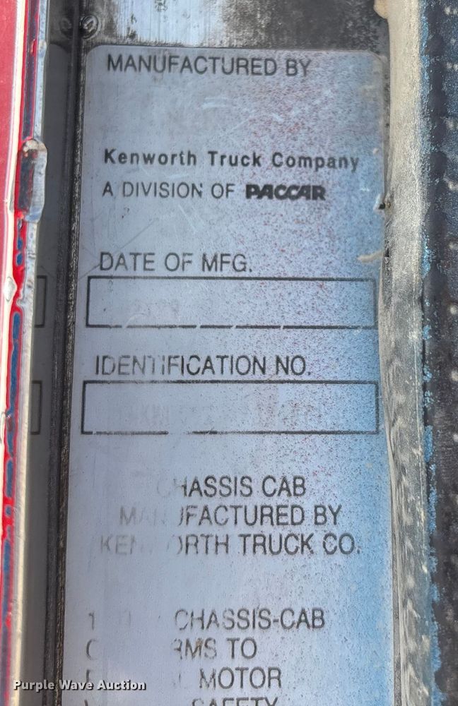 image for item ED2397 1999 Kenworth W900 ready mix truck