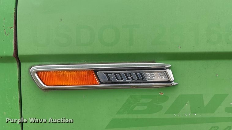 image for item ED2399 1988 Ford 8000 tank truck