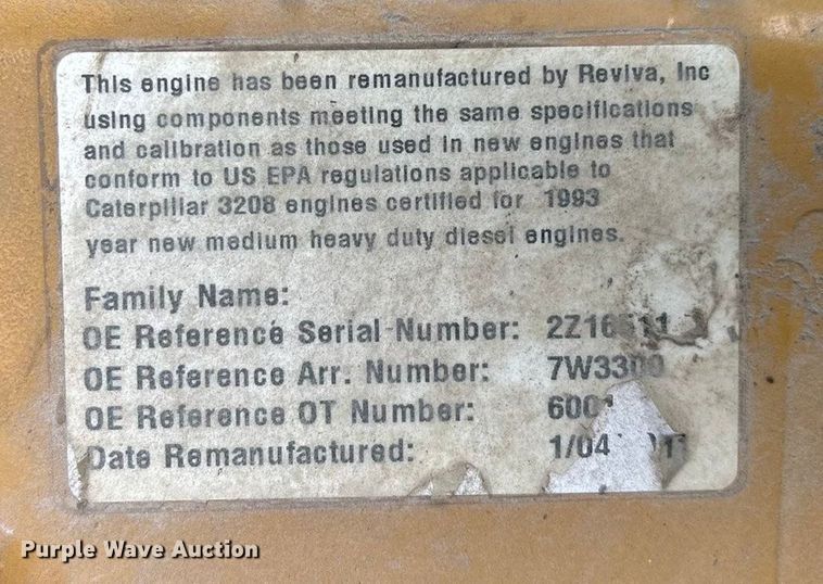 image for item ED2399 1988 Ford 8000 tank truck