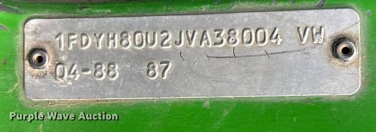 image for item ED2399 1988 Ford 8000 tank truck