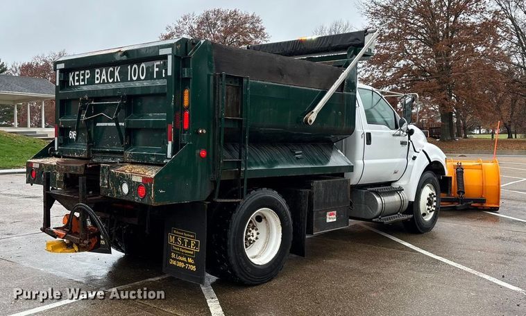 image for item ED2405 2005 Ford F750 Super Duty XL dump truck