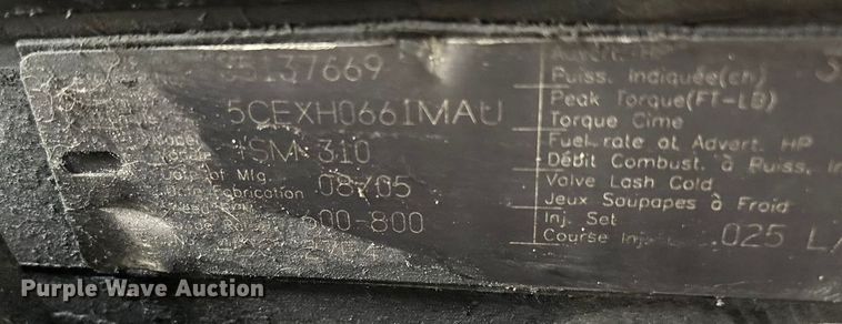 image for item ED2406 2003 International 8600 semi truck