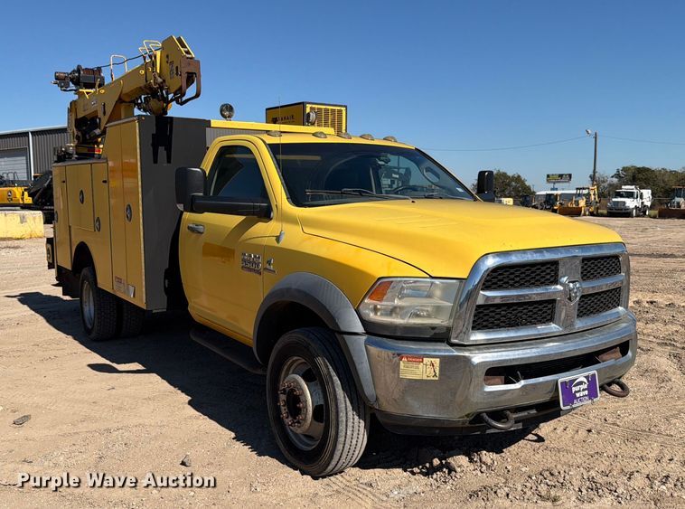 image for item ED4992 2013 RAM 5500 utility / service truck