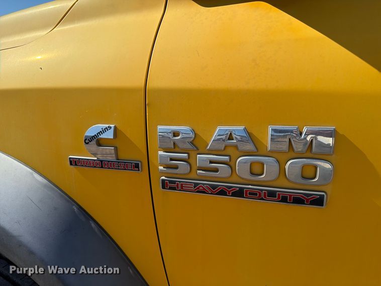 image for item ED4992 2013 RAM 5500 utility / service truck
