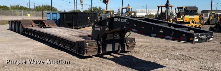 image for item ED4993 2013 Trail King TK110HDG lowboy equipment trailer