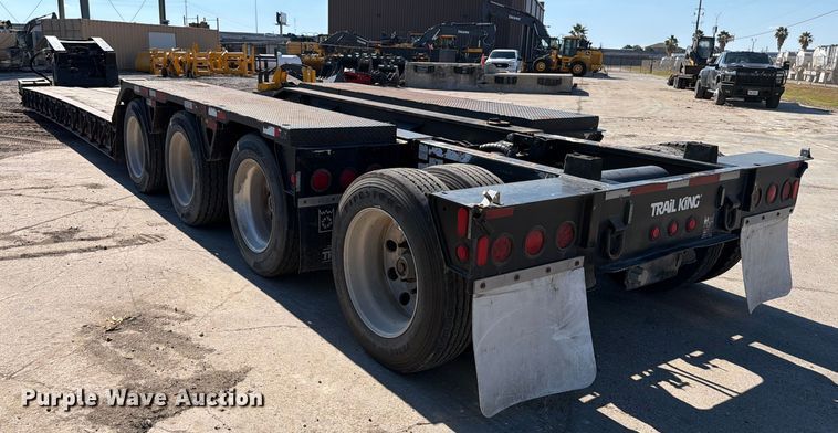 image for item ED4993 2013 Trail King TK110HDG lowboy equipment trailer