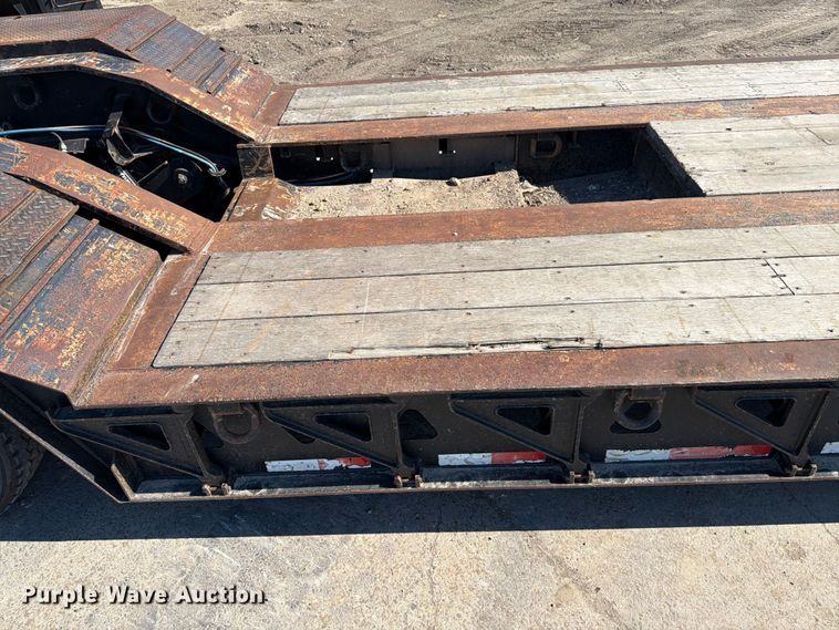 image for item ED4993 2013 Trail King TK110HDG lowboy equipment trailer
