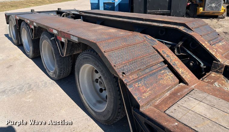 image for item ED4993 2013 Trail King TK110HDG lowboy equipment trailer