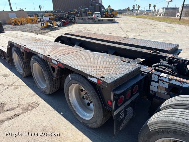 image for item ED4993 2013 Trail King TK110HDG lowboy equipment trailer