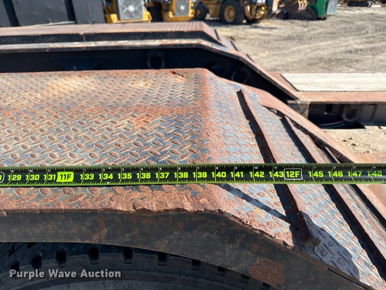 image for item ED4993 2013 Trail King TK110HDG lowboy equipment trailer