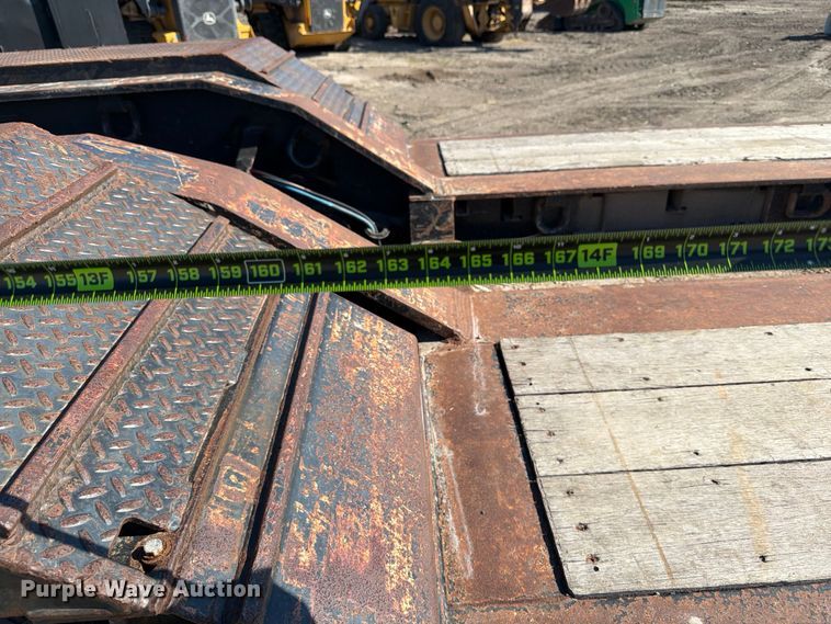 image for item ED4993 2013 Trail King TK110HDG lowboy equipment trailer