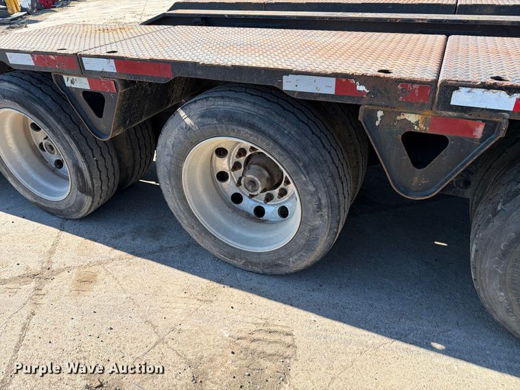 image for item ED4993 2013 Trail King TK110HDG lowboy equipment trailer