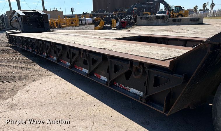 image for item ED4993 2013 Trail King TK110HDG lowboy equipment trailer