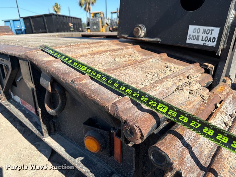 image for item ED4993 2013 Trail King TK110HDG lowboy equipment trailer