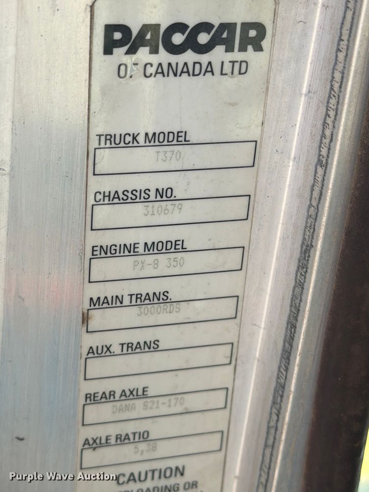 image for item ED4995 2012 Kenworth T370 utility / service truck