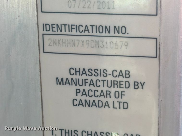 image for item ED4995 2012 Kenworth T370 utility / service truck